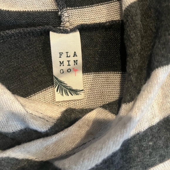 Women’s Striped Hooded Pullover Sweater. Size L. - Picture 4 of 5